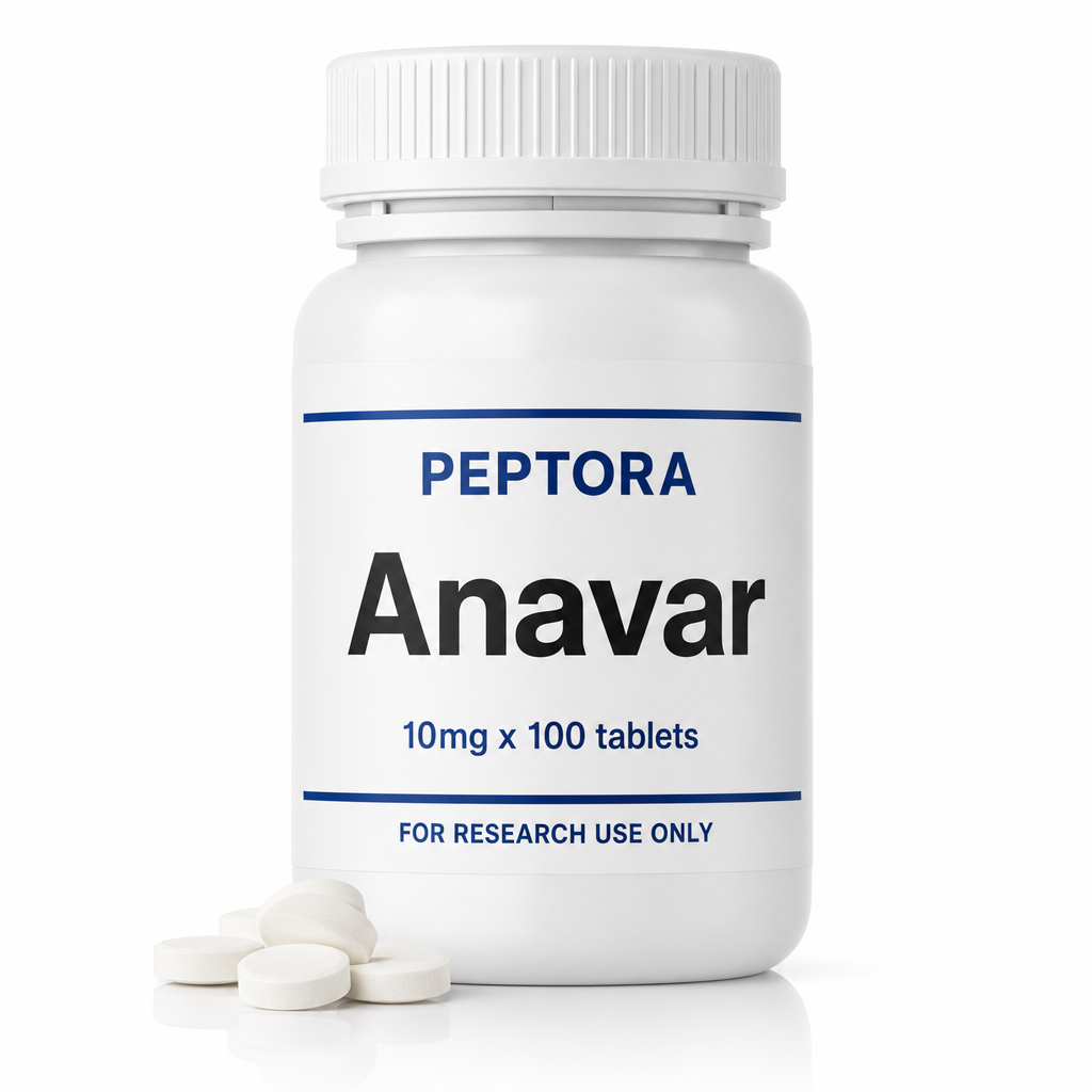 Peptora Anavar 10mg x 100 tablets product shot