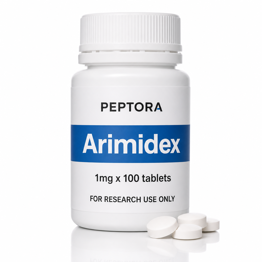 Peptora Arimidex 1mg x 100 tablets product shot
