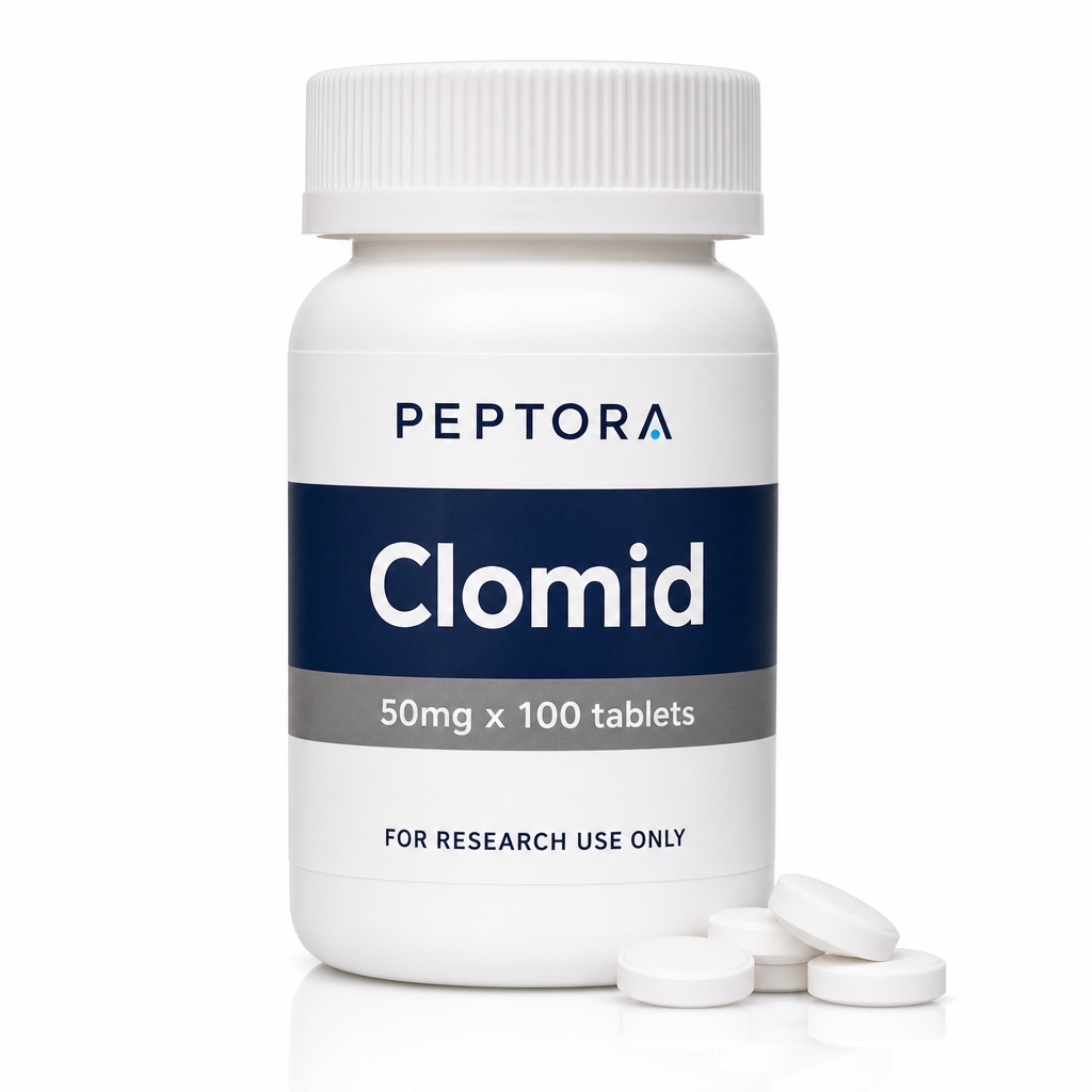 Peptora Clomid 50mg x 100 tablets product shot