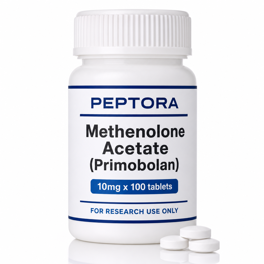 Peptora Methenolone Acetate (Primobolan) 10mg x 100 tablets product shot
