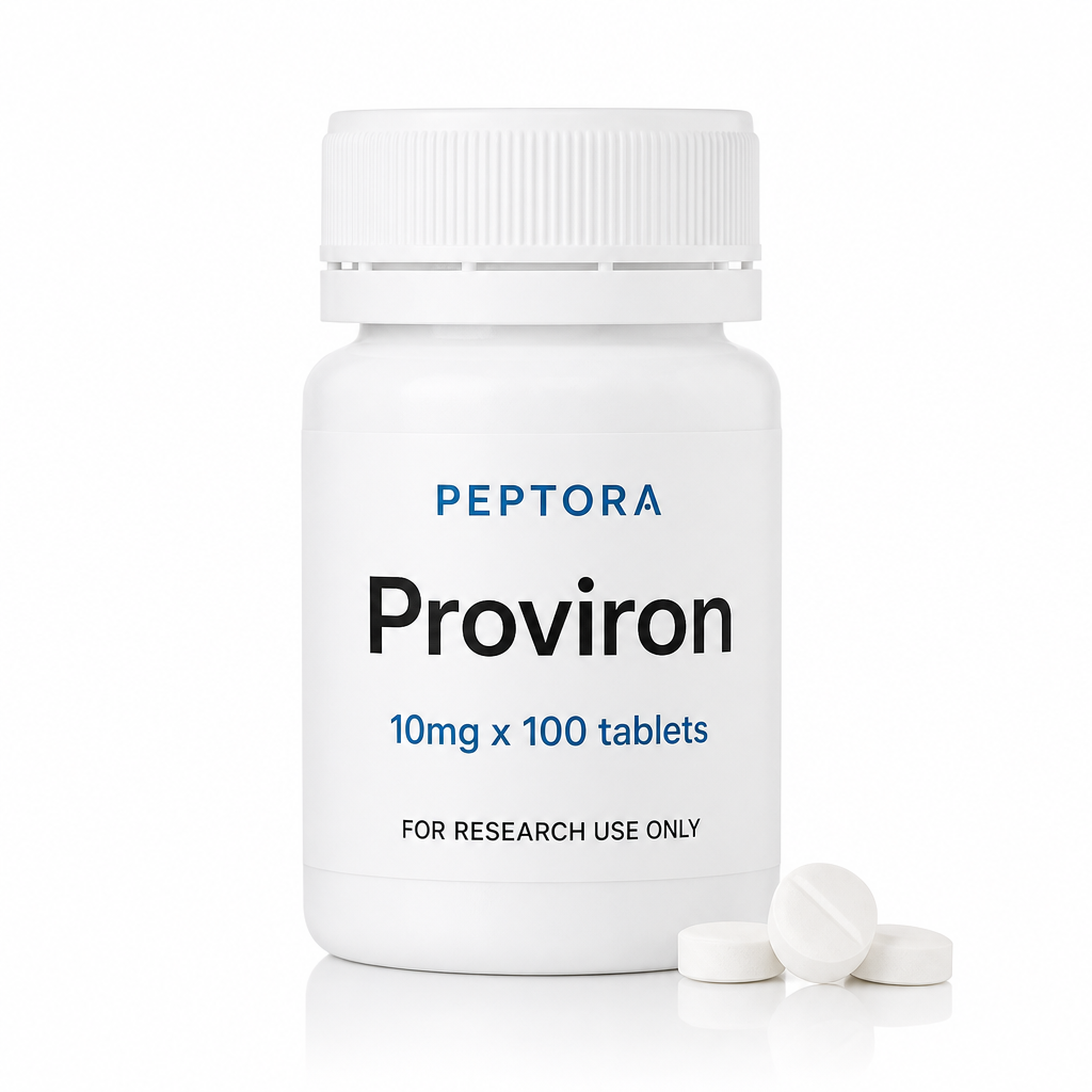 Peptora Proviron 10mg x 100 tablets product shot