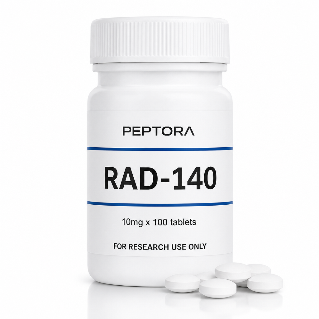 Peptora RAD-140 10mg x 100 tablets product shot