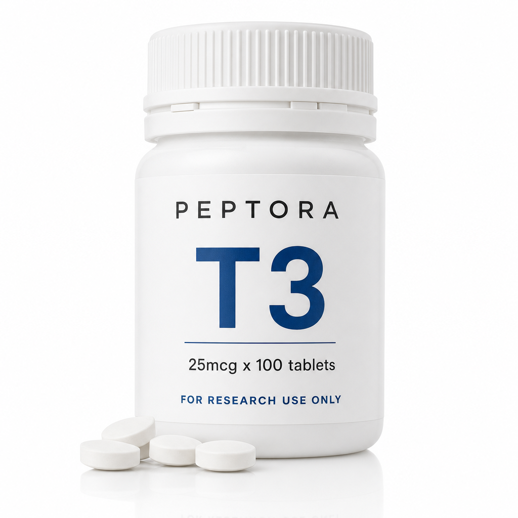 Peptora T3 25mcg x 100 tablets product shot
