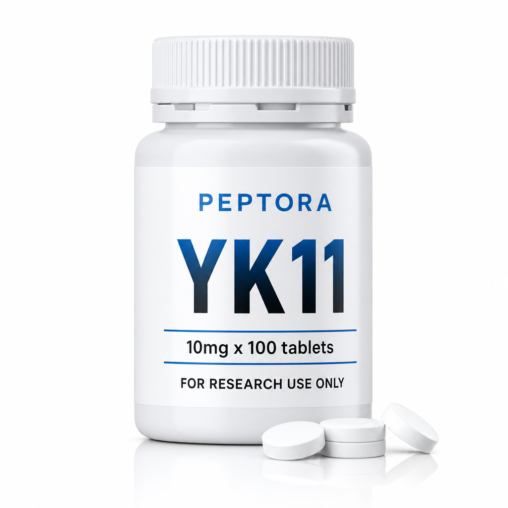 Peptora YK11 10mg x 100 tablets product shot