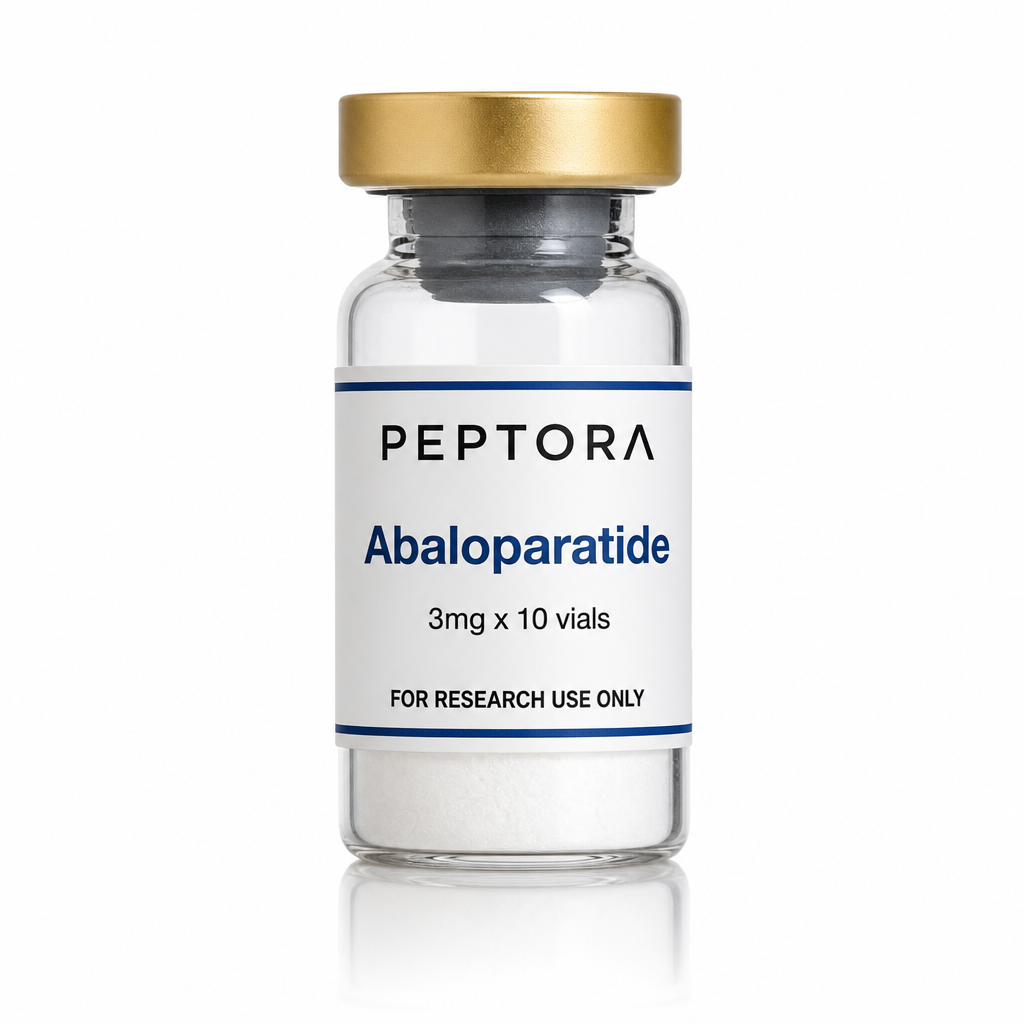 Peptora Abaloparatide 3mg x 10 vials product shot
