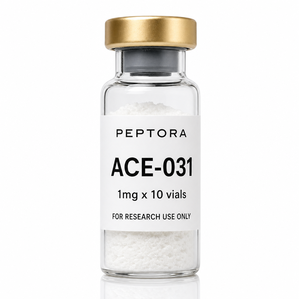Peptora ACE-031 1mg x 10 vials product shot