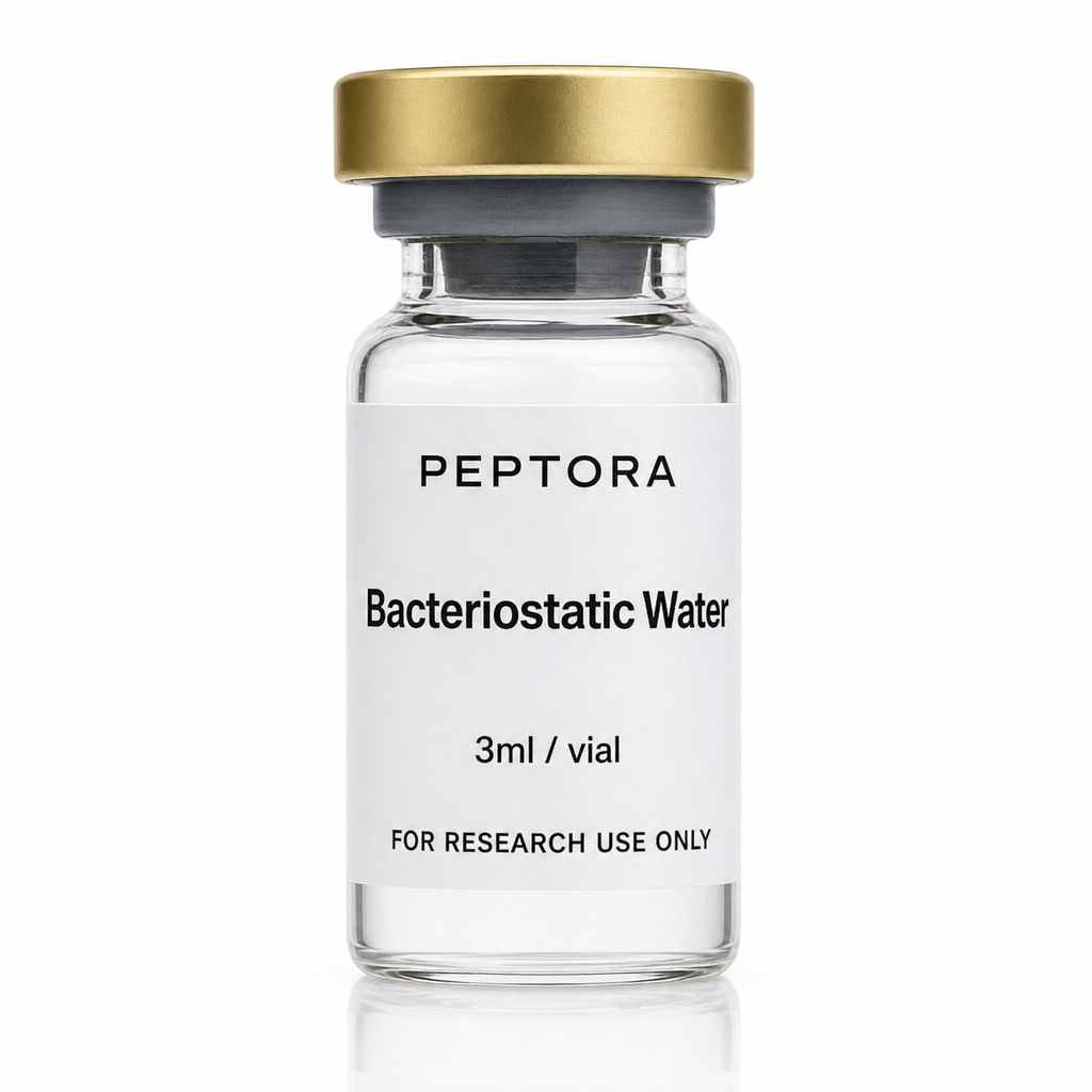 Peptora Bacteriostatic Water 10ml x 10 vials product shot