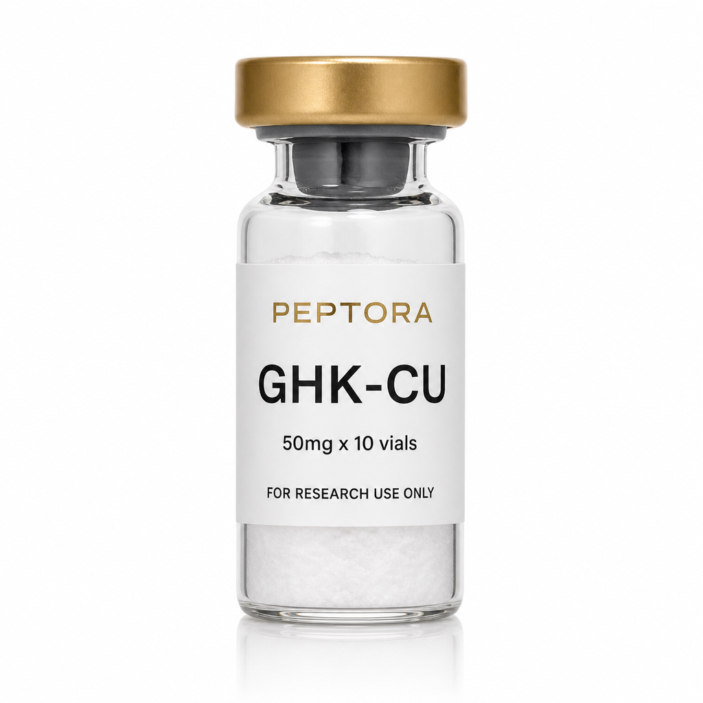 Peptora GHK-CU 50mg x 10 vials product shot