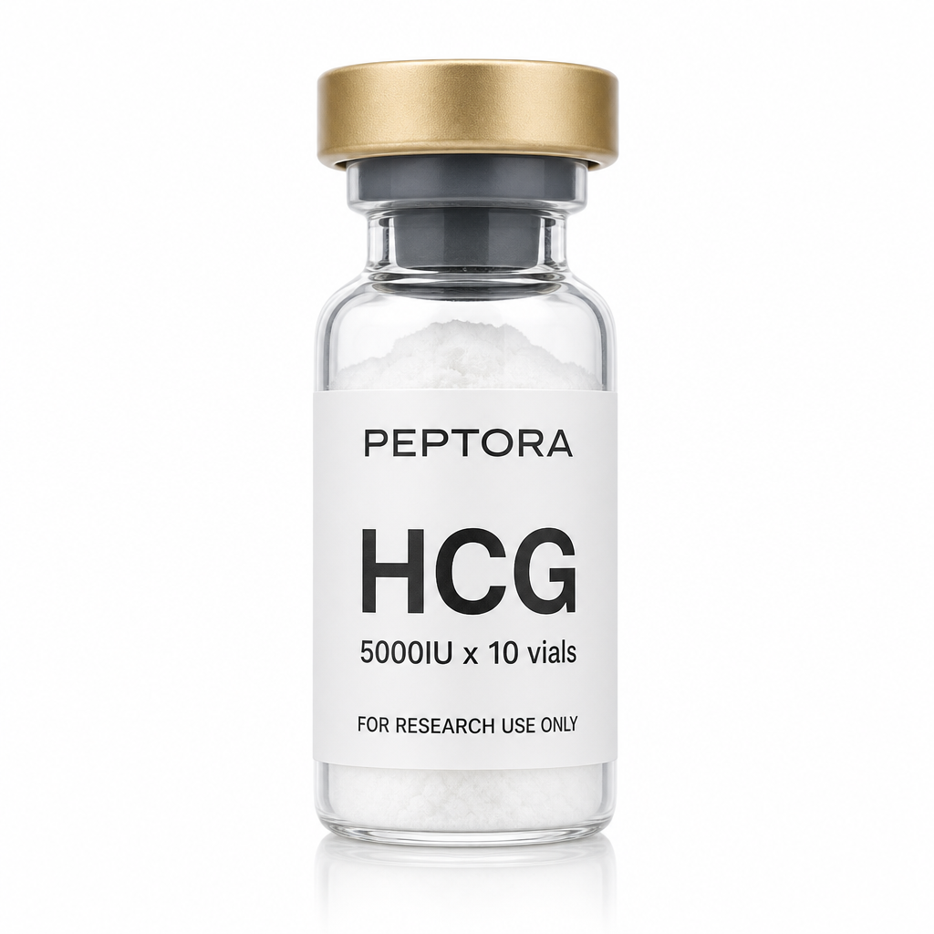 Peptora HCG 5000IU x 10 vials product shot