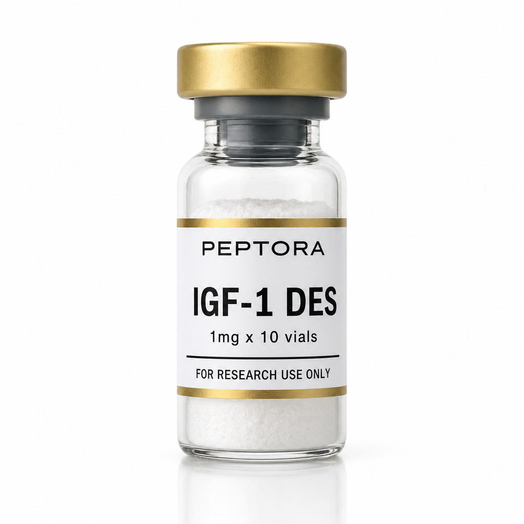 Peptora IGF-1 DES 1mg x 10 vials product shot