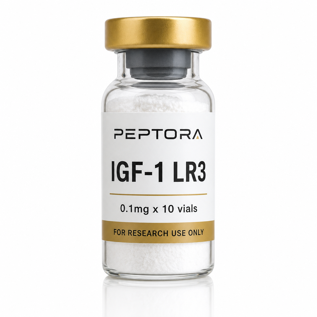 Peptora IGF-1 LR3 0.1mg x 10 vials product shot