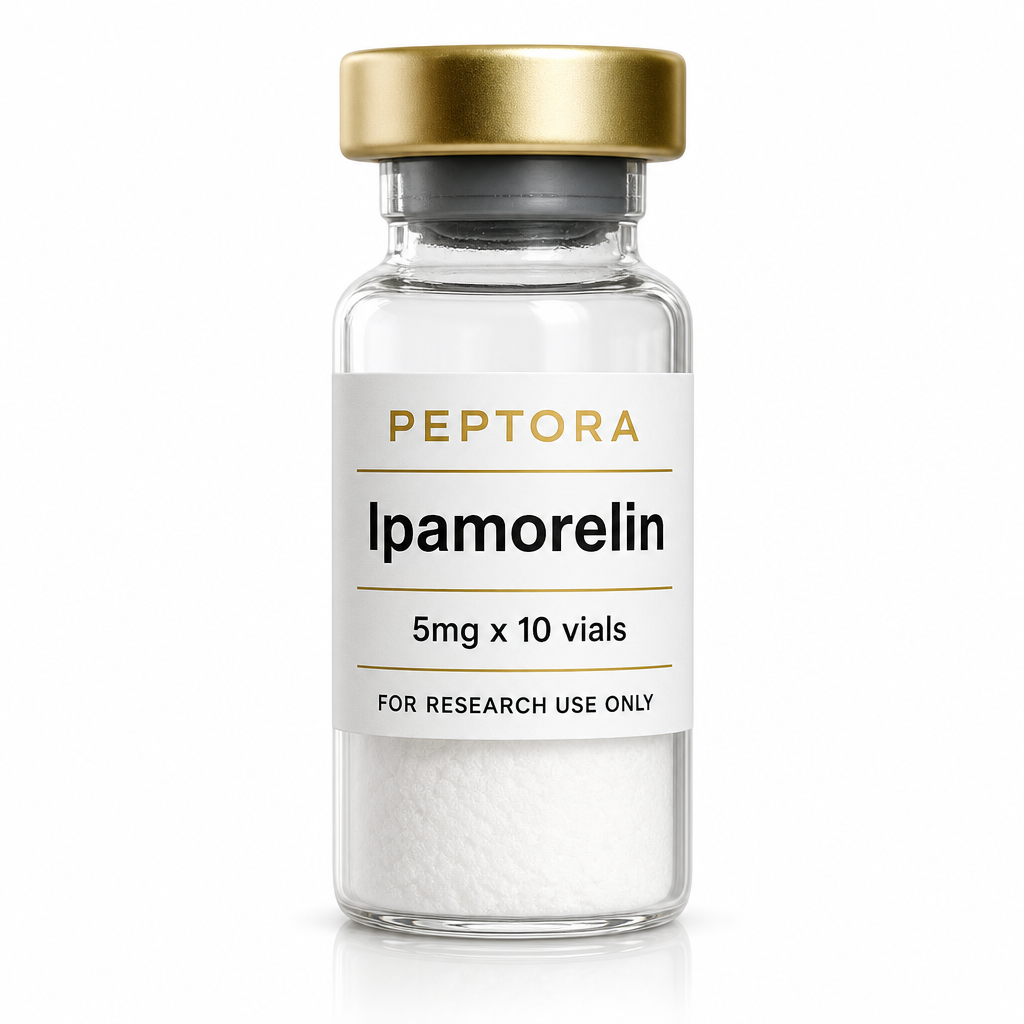 Peptora Ipamorelin 5mg x 10 vials product shot