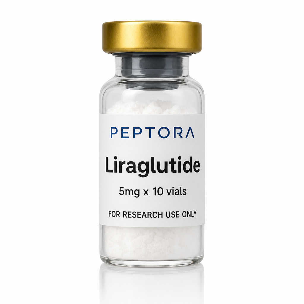 Peptora Liraglutide 5mg x 10 vials product shot