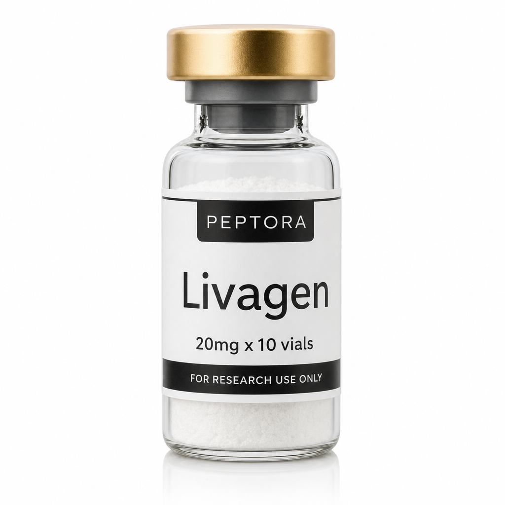 Peptora Livagen 20mg x 10 vials product shot