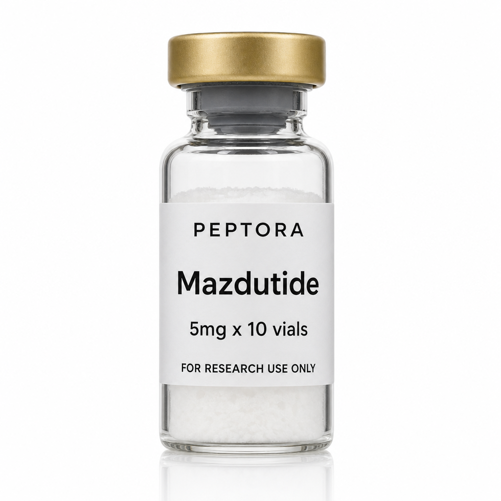 Peptora Mazdutide 5mg x 10 vials product shot