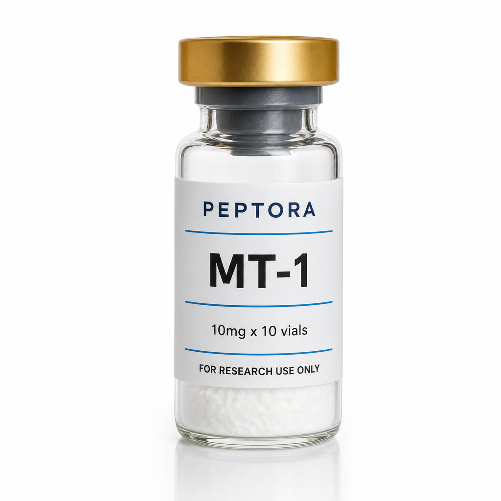 Peptora MT-1 10mg x 10 vials product shot