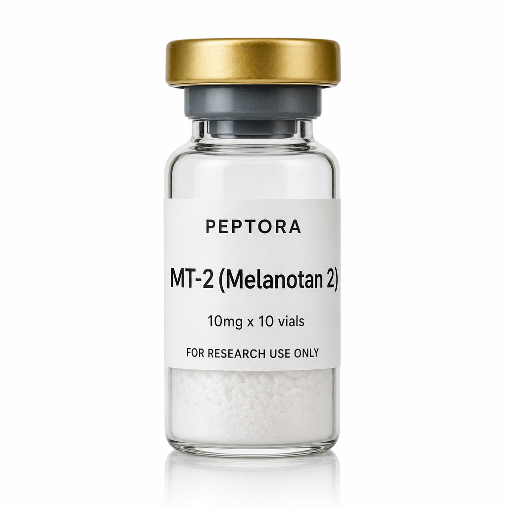 Peptora MT-2 (Melanotan 2) 10mg x 10 vials product shot