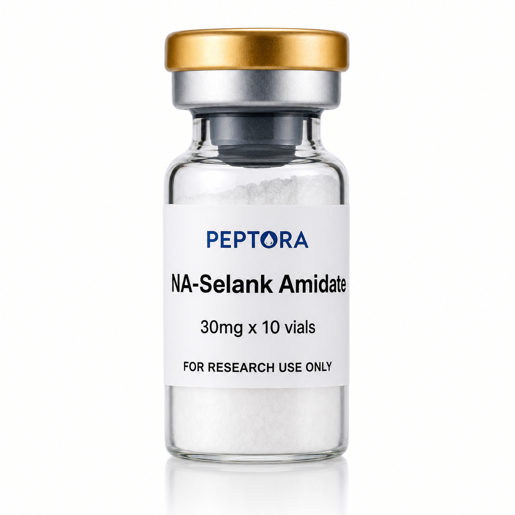 Peptora NA-Selank Amidate 30mg x 10 vials product shot