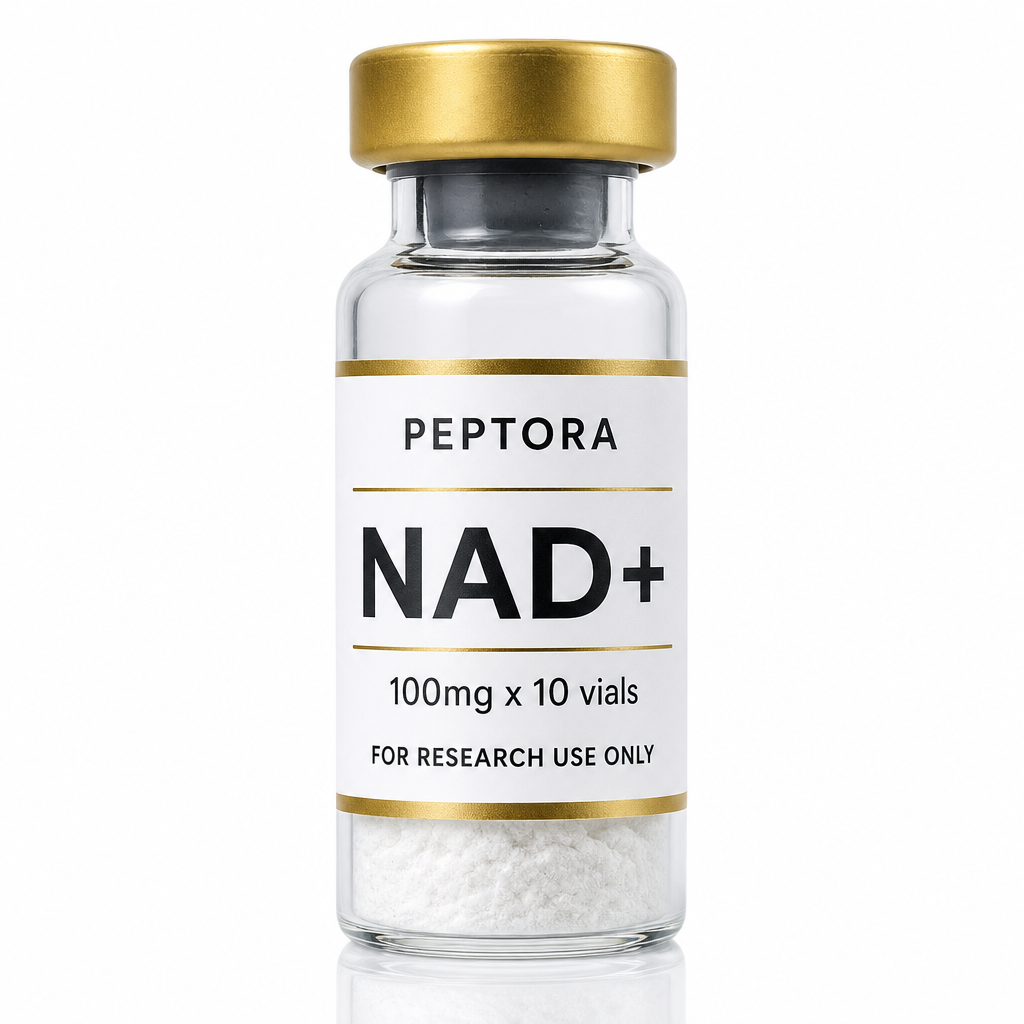 Peptora NAD+ 100mg x 10 vials product shot