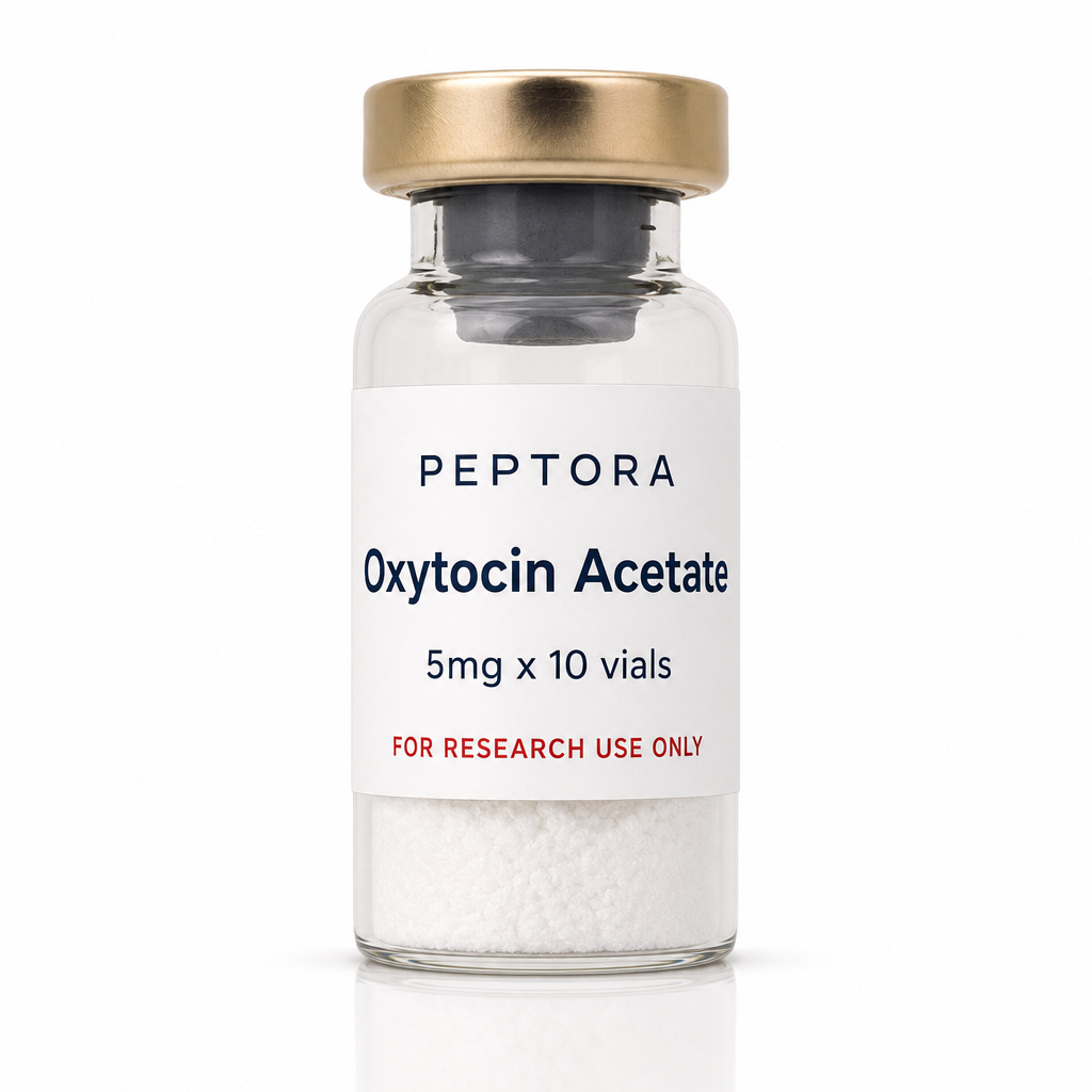Peptora Oxytocin Acetate 5mg x 10 vials product shot