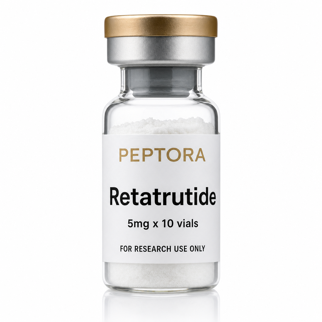 Peptora Retatrutide 10mg x 10 vials product shot