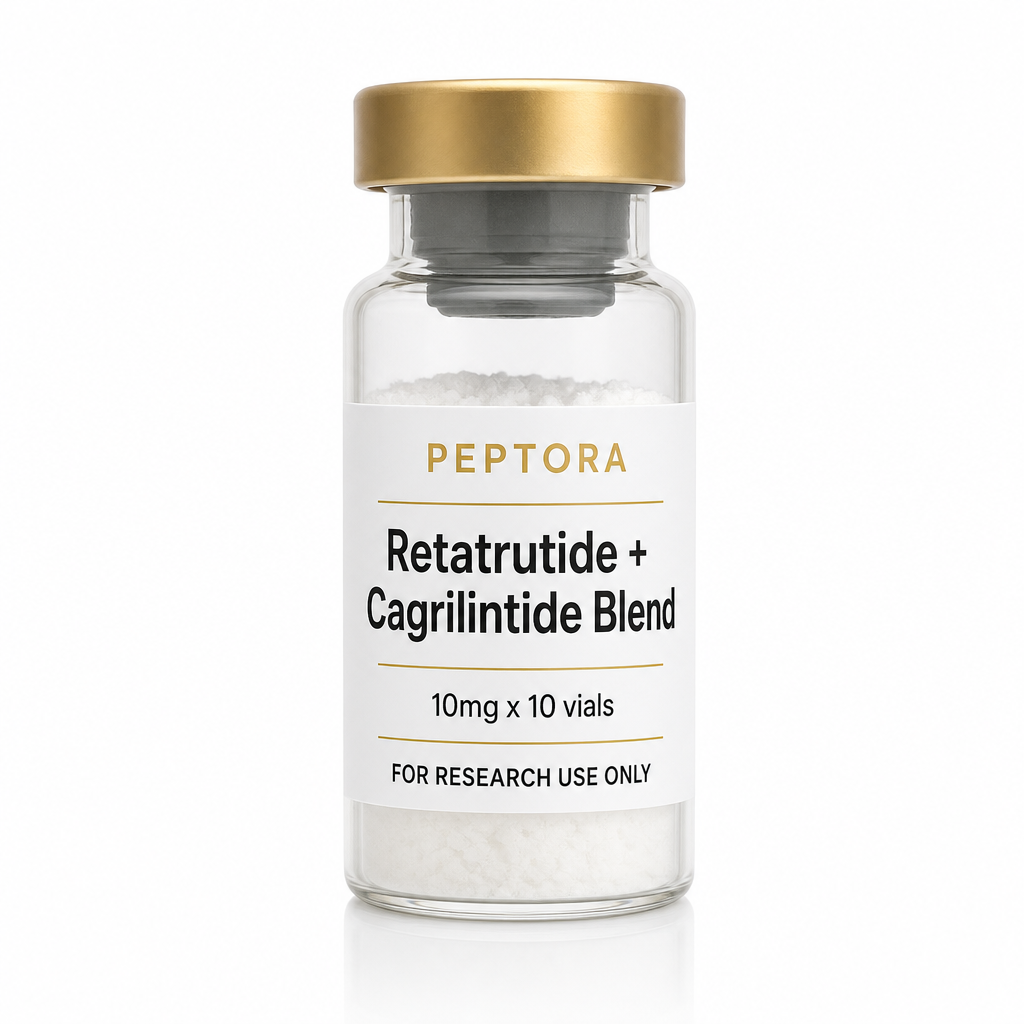 Peptora Retatrutide + Cagrilintide Blend 10mg x 10 vials product shot