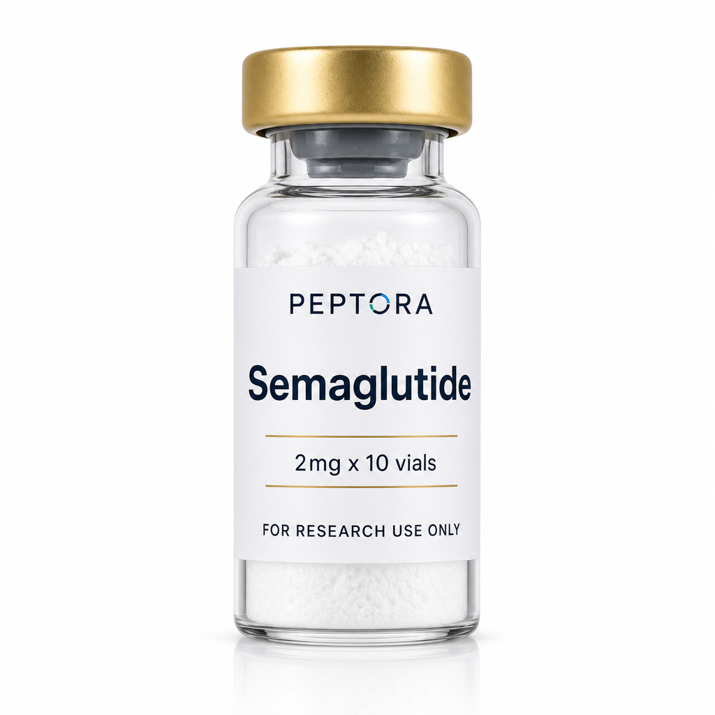 Peptora Semaglutide 2mg x 10 vials product shot