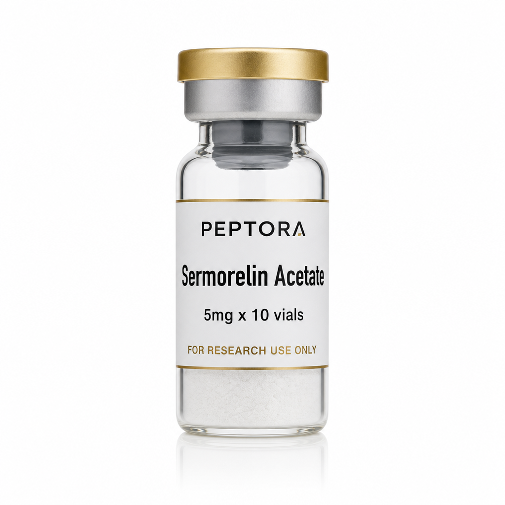 Peptora Sermorelin Acetate 5mg x 10 vials product shot