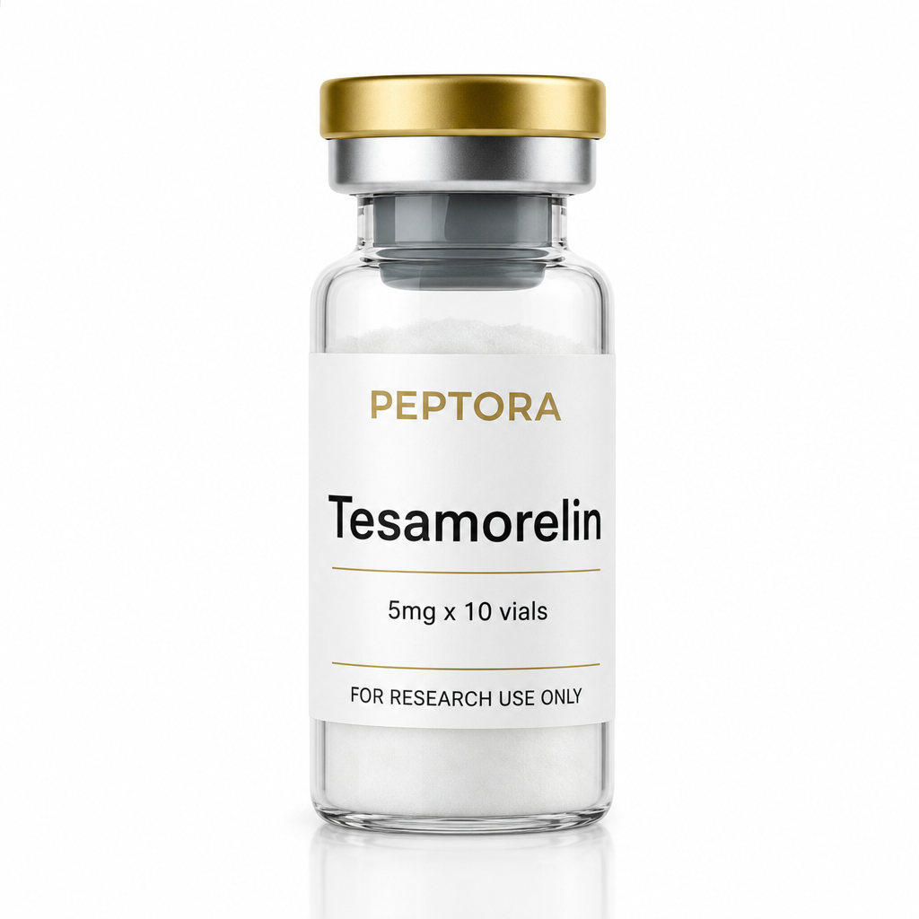 Peptora Tesamorelin 5mg x 10 vials product shot