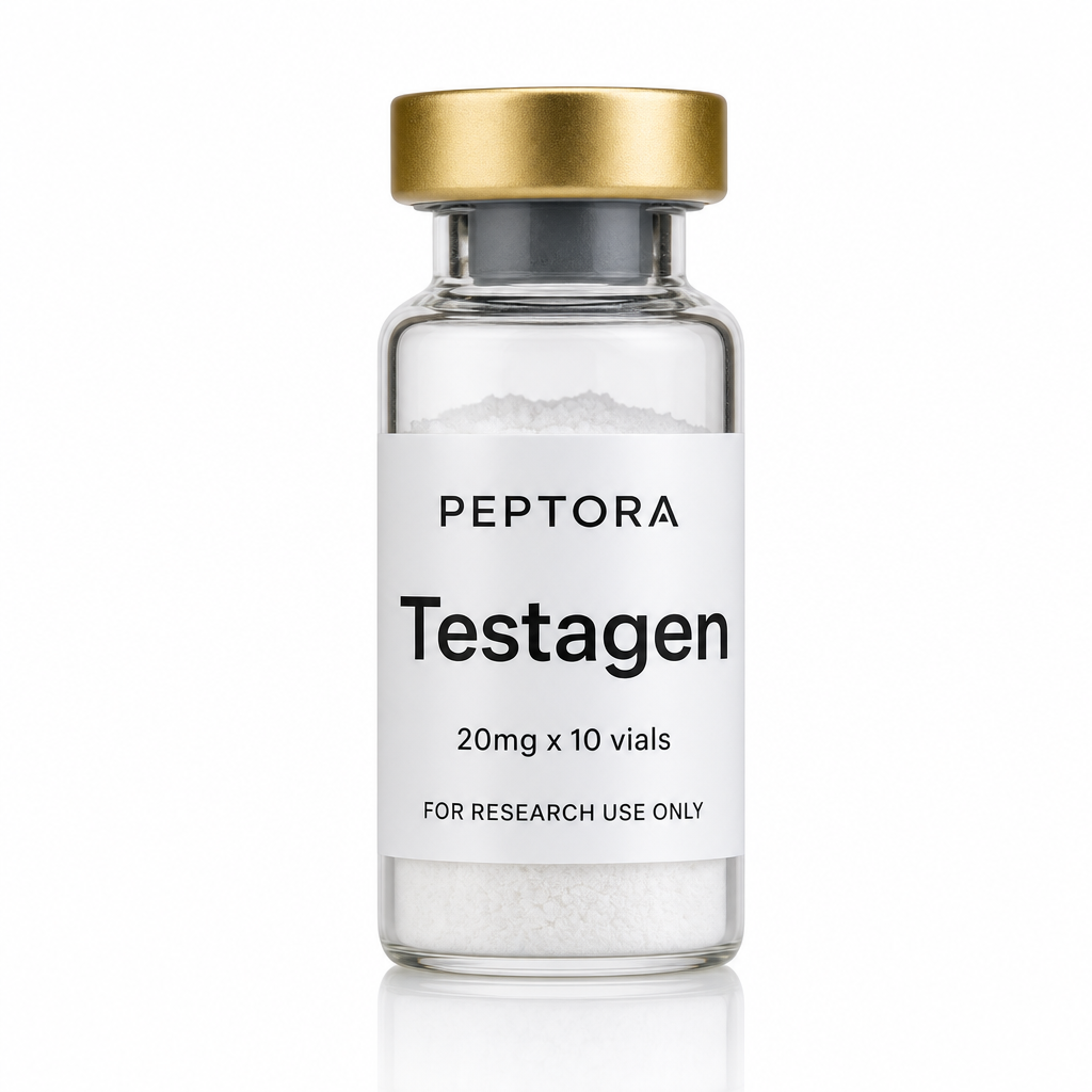 Peptora Testagen 20mg x 10 vials product shot
